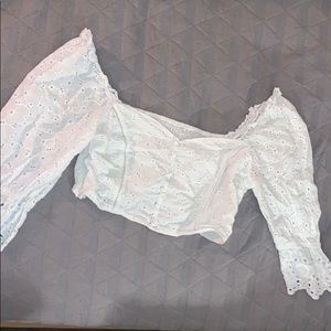 Lace cottage core top